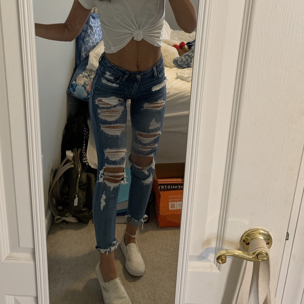 AE ripped jeans